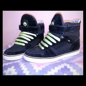 Osiris 🛹 RHYME REMIX 🛹black lime white - sz 8.5